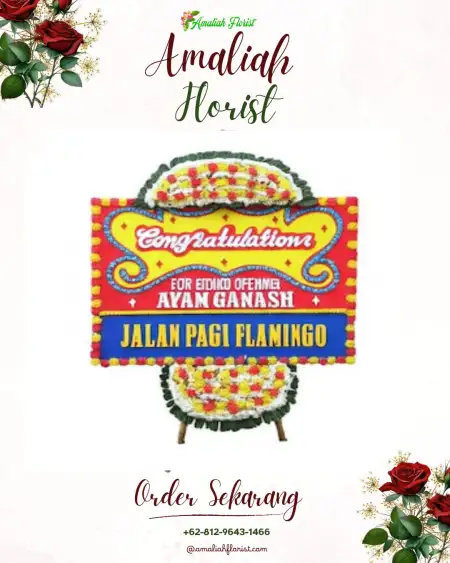 Sewa Papan Bunga Kampung Jawa Ii